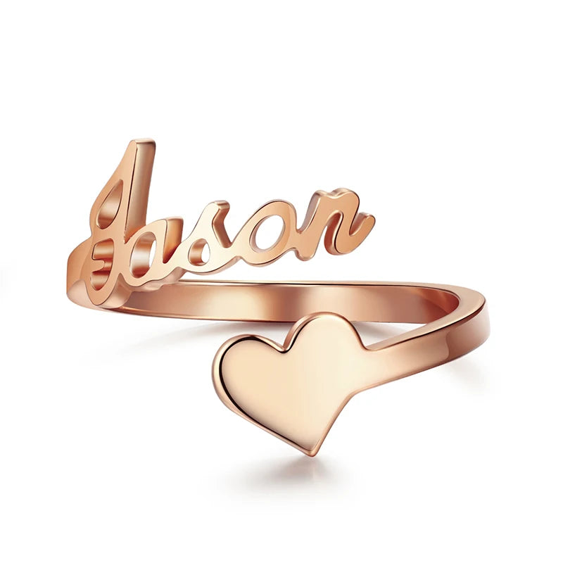 Custom Personalized Name Ring