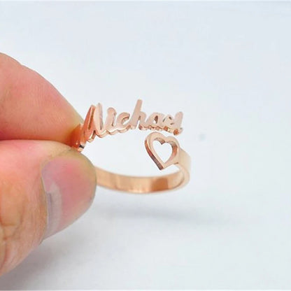 Custom Personalized Name Ring
