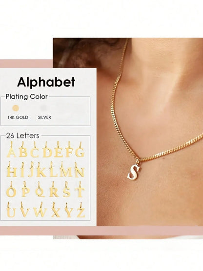Initial Name Letter Necklace