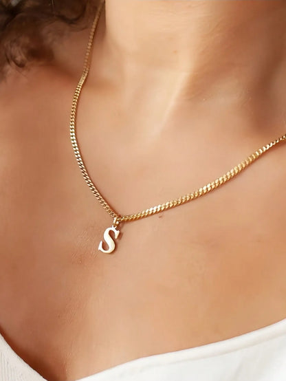 Initial Name Letter Necklace
